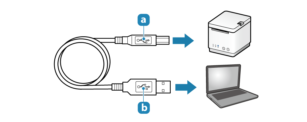 How to Connect USB Cable to Printer 