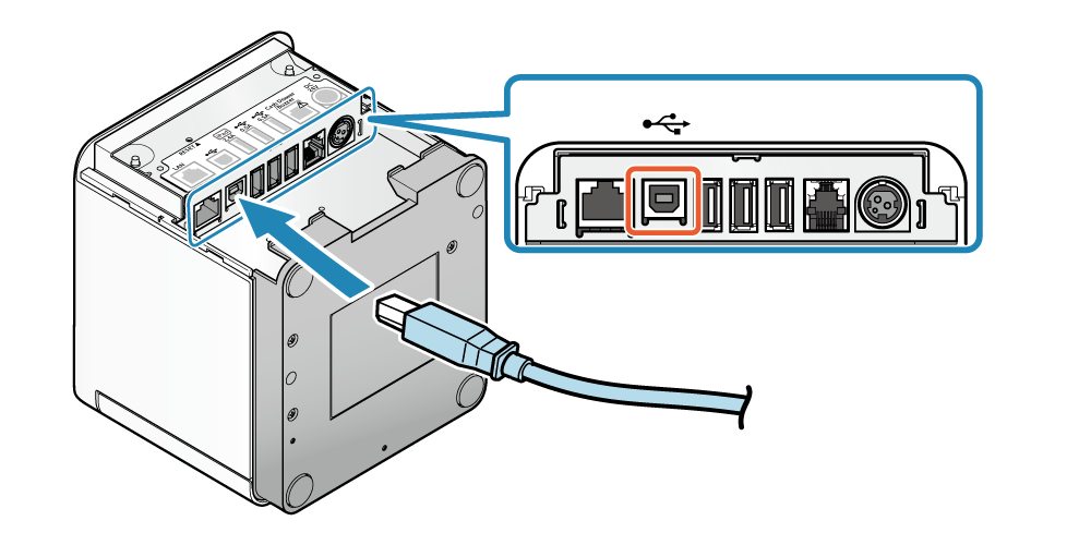 How to Connect USB Cable to Printer 