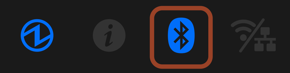 Bluetooth LED 青点灯