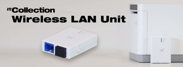 A compact wireless LAN adapter will join the mC-Print® series A compact wireless LAN adapter will join the mC-Print® series